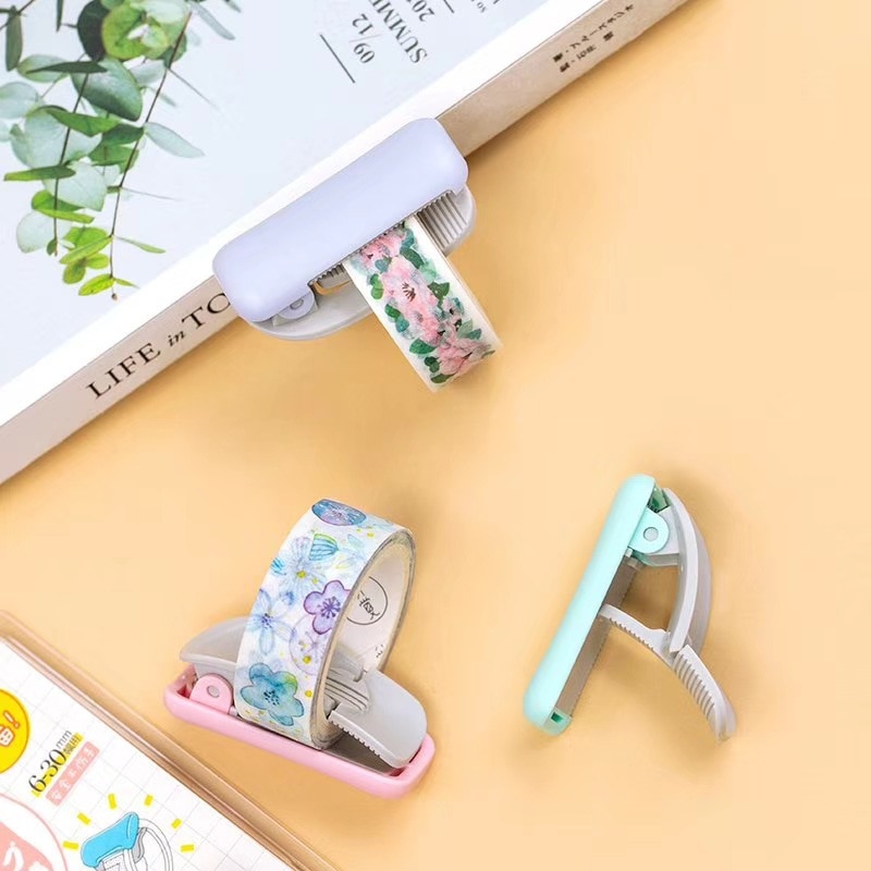 Mini maskebåndskæring - papirmaskine til 6-30mm papir washi bånd klistermærker journal værktøjer  h6595