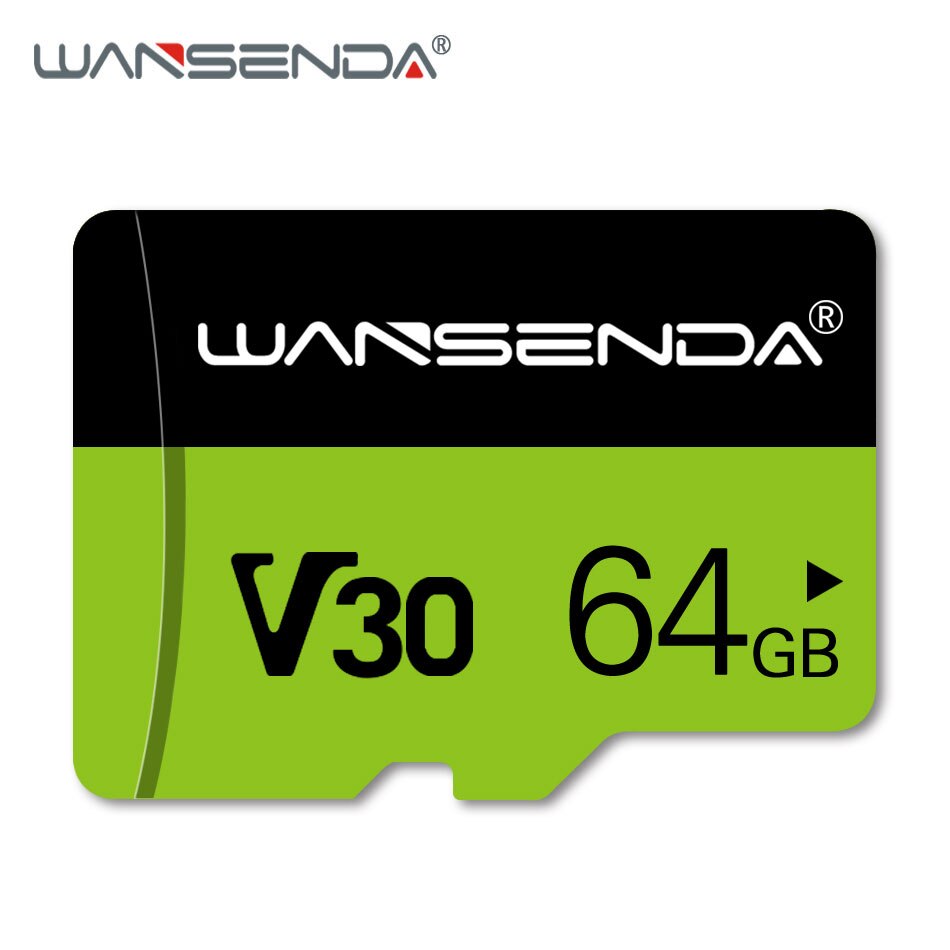 WANSENDA-tarjeta de memoria Micro SD V30 V10, 128GB, 64GB, 32GB, 16GB, 8GB, mini tarjeta TF, tarjetas de memoria completas para teléfono/tableta: 64 GB