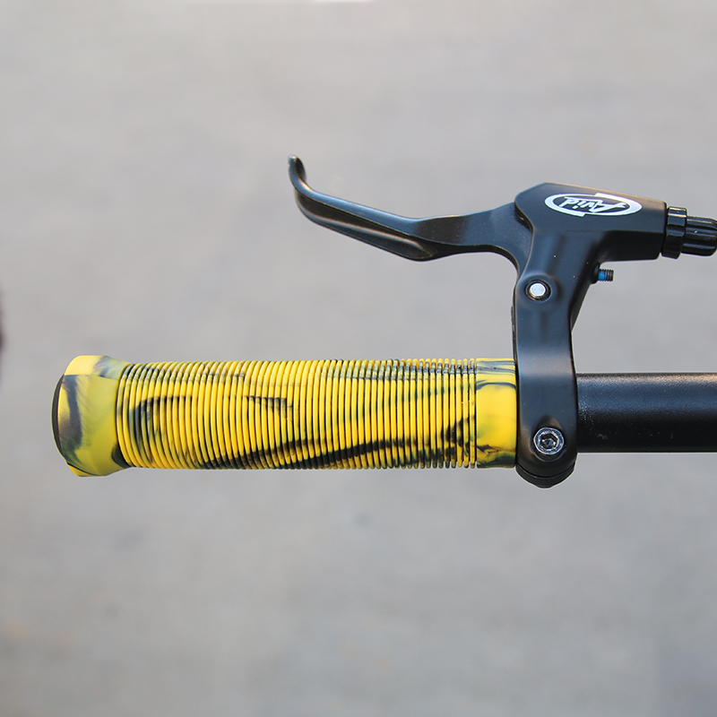 Empuñaduras de manillar de bicicleta de 125mm x 2,2mm, cubierta de mango de bicicleta a prueba de golpes, puños antideslizantes para bicicleta de montaña, cubierta duradera para manillar, pieza de bicicleta: Azul marino