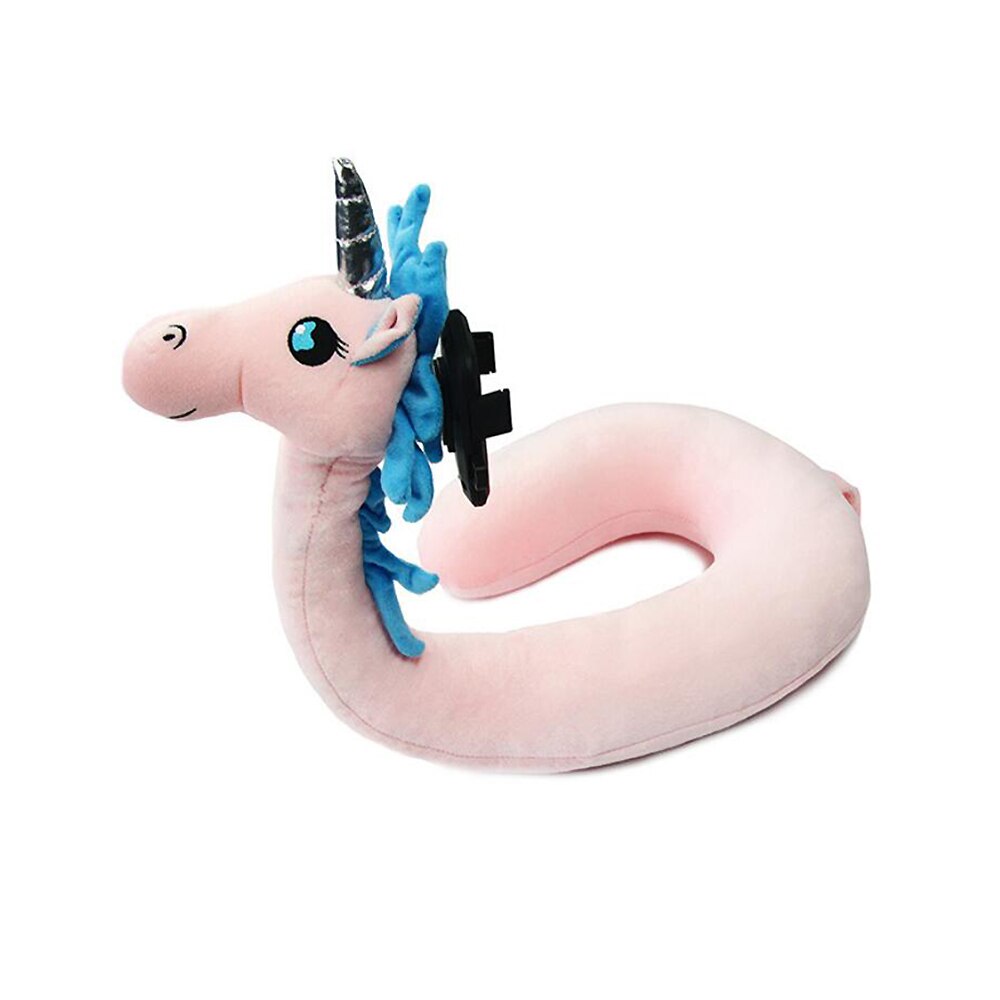 Oreiller de voyage en forme de U | Avec SUPPORT pour téléphone, mousse à mémoire de forme, SUPPORT de cou, repose-tête, coussin pour avion: 3