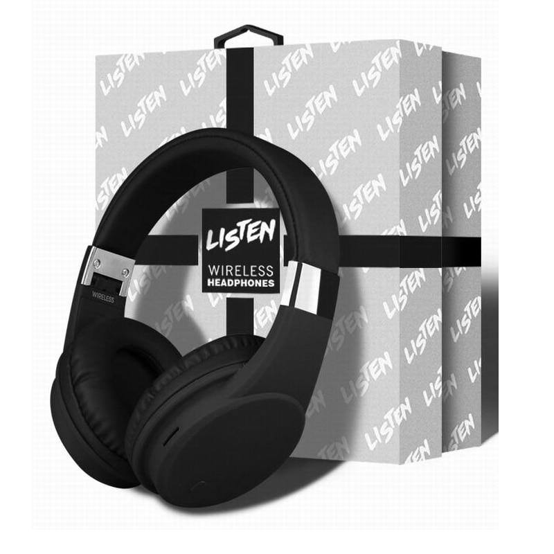 wireless headphones canceling noise stereo Bluetooth headset sport earphones gaming gamer auriculares for phone PC laptop