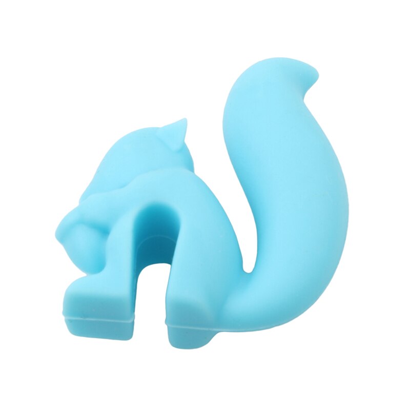 5 Pcs Silicone Tea Infuser Squirrel Device Tea Bag Hanging Snail Mug Cup Clip Label Party Year Supplies