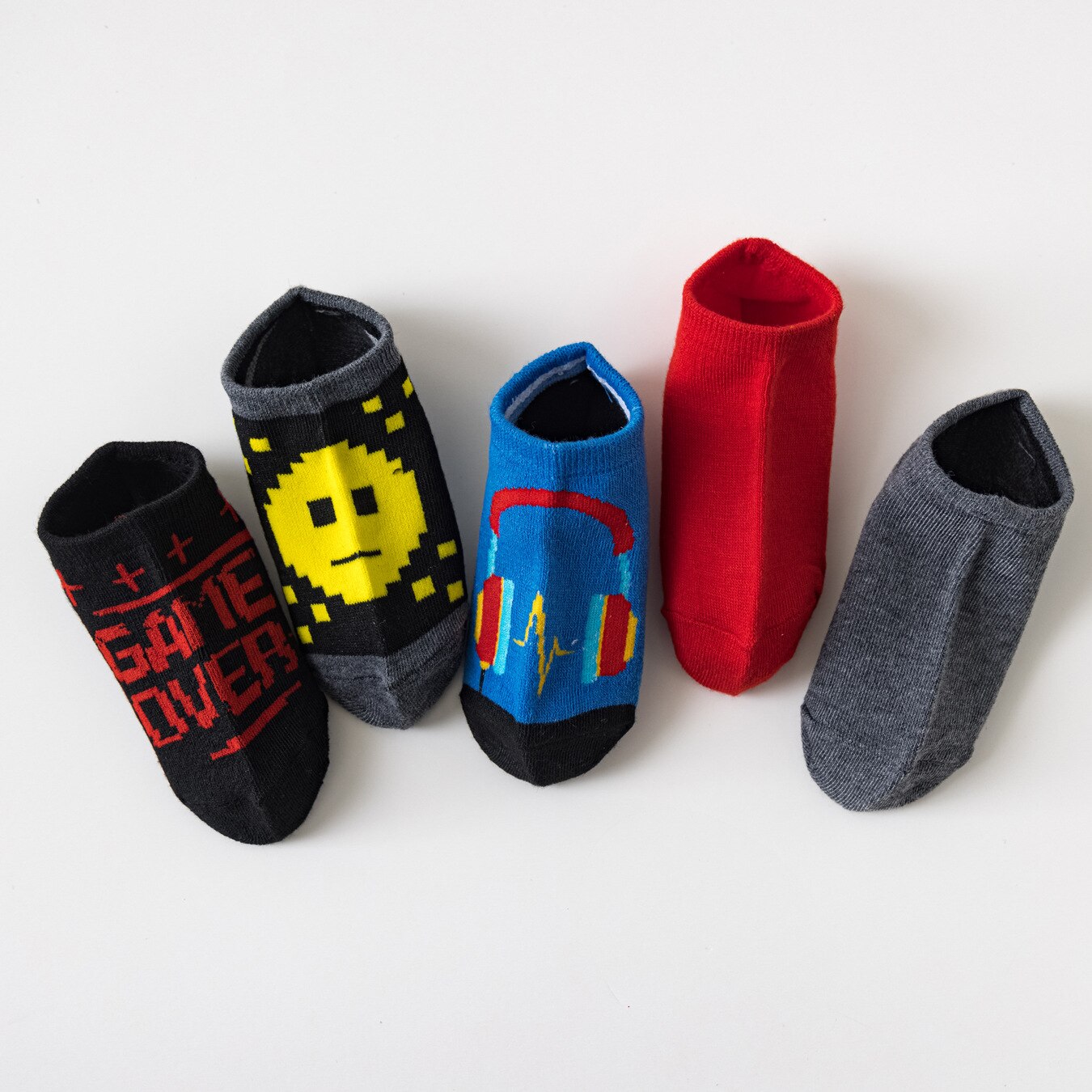 5 pares/lote 3-9 anos crianças verão meias finas respirável meninos meninas barco meias desodorante do bebê boca rasa meias