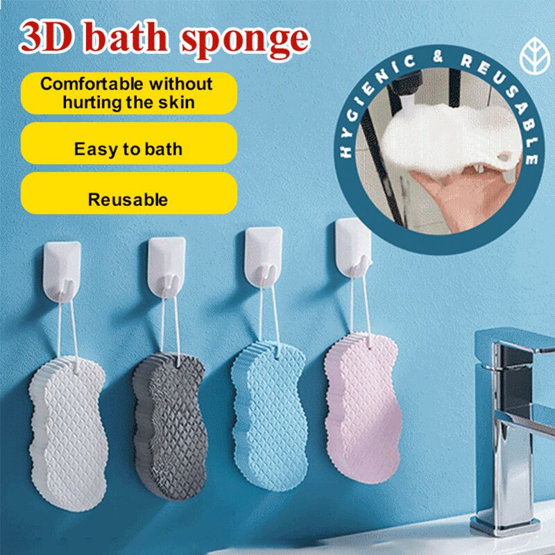 Éponge de bain pour enfants, décontamination de bébé, artefact de bain, grand-mère, frottement du dos, boue à frotter, serviette de bain