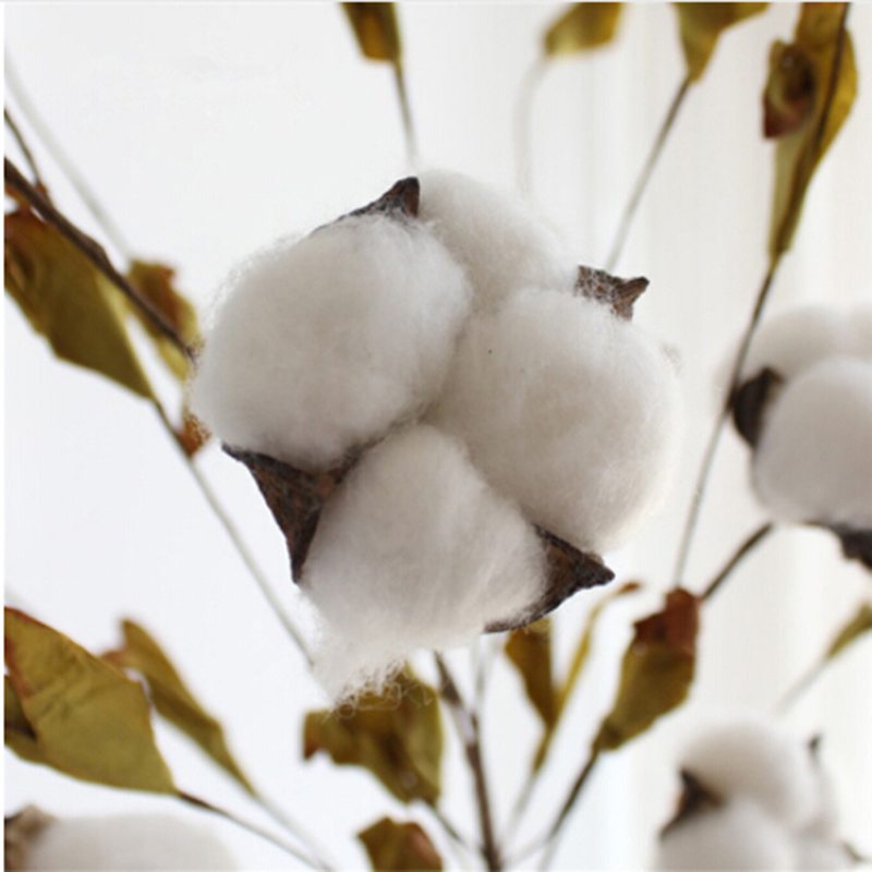 10 Stuks Van Natuurlijke En Synthetische Blend Katoen Bollen Ballen Voor Kransen Decor