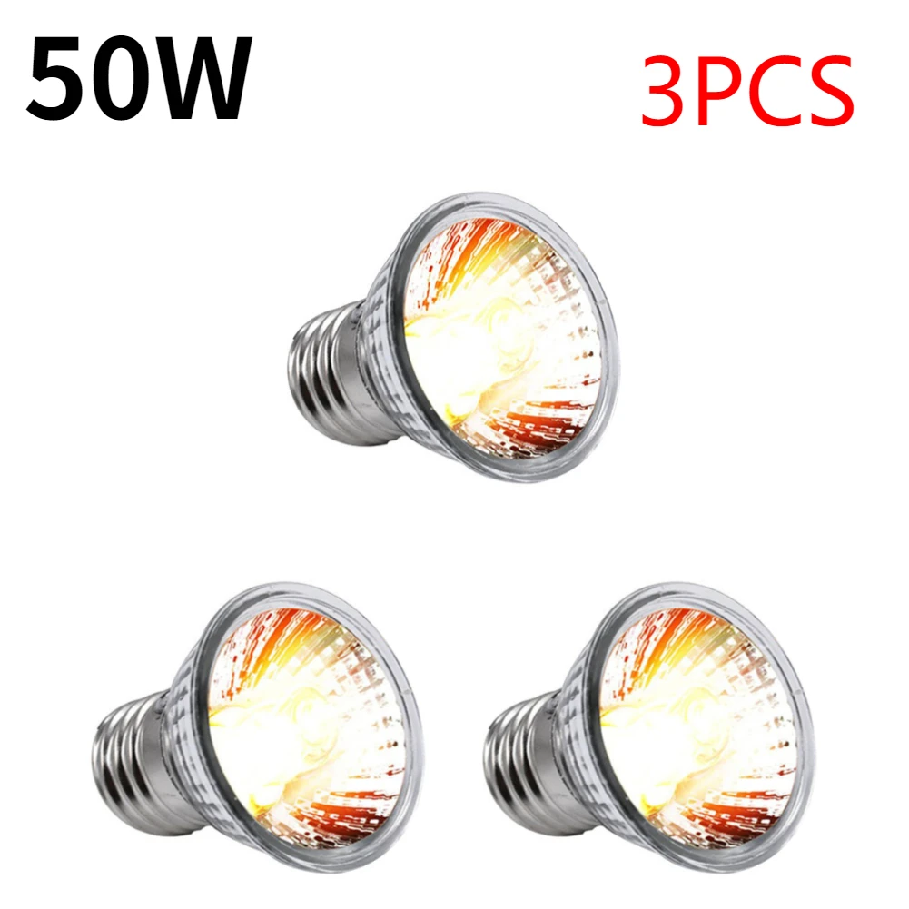 25/50/75W UVA+UVB Reptile Lamp Bulb Turtle Basking UV Light Bulbs Heating Lamp Full Spectrum Sunlamp for Amphibians Lizards: light green