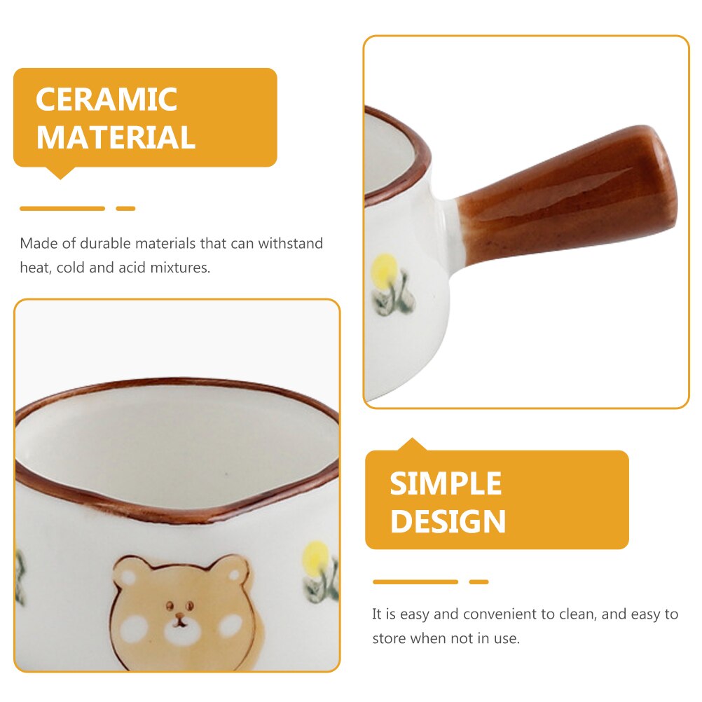 Ceramic Container Food Dipping Holder Pot Small Ceramic Dish