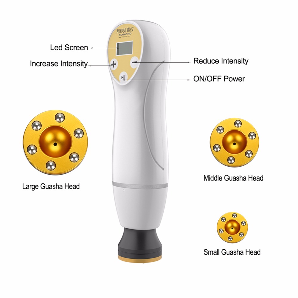 Electric Scraping Therapy Massager Gua Sha Vacuum Scraping Cupping Suction Device Acupuncture Body Slim Detox Home Spa Machine