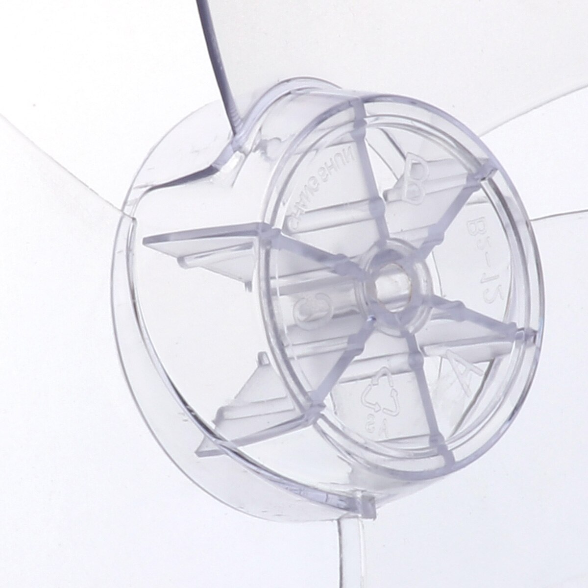 1 Universal 12 Inch Fan Blade Lightweight PP Plastic Clear Three Leaves for Stand/Table Fanner Household Brand Fans Blades Parts