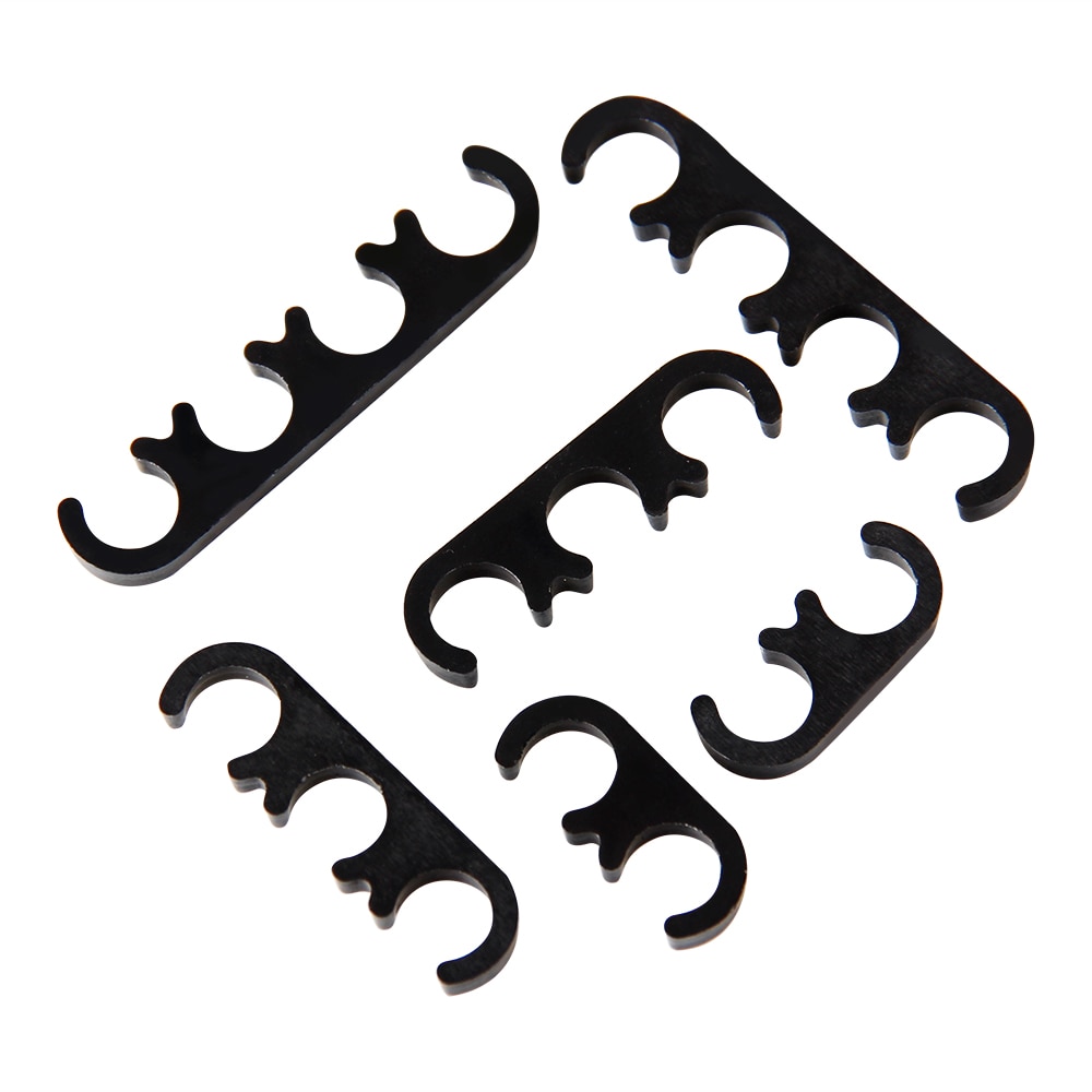 Black plastic 7mm 8mm Spark Plug Wire Cable Separator Dividers Looms For Ford