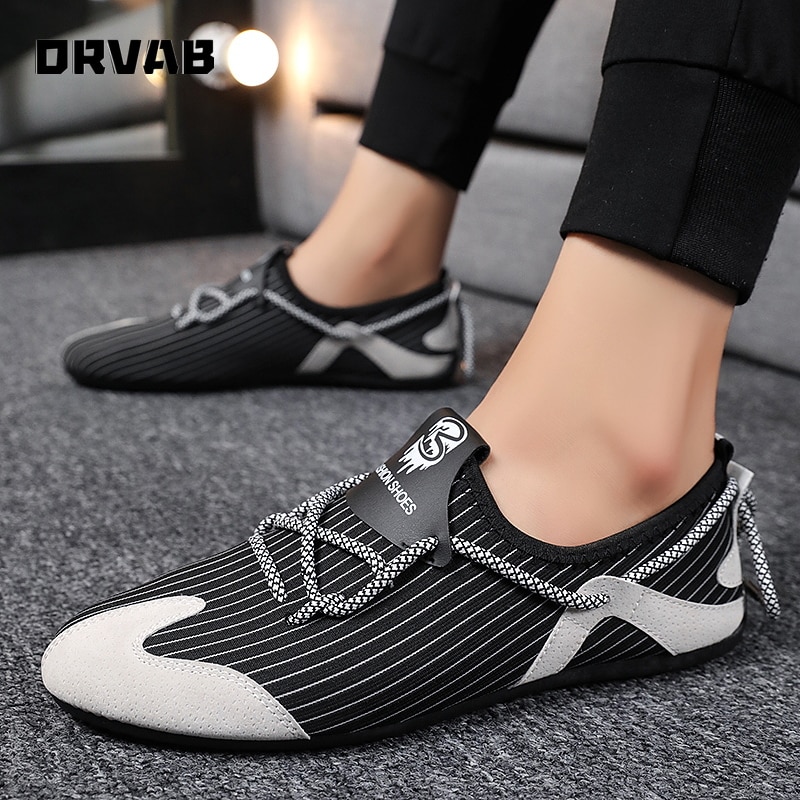 Schuhe Neue Männer lässig Schuhe Frühling Sommer Unterhose-an Weiche Komfortable Mokassin Fahr Schuhe Jugend Partei Turnschuhe fltas