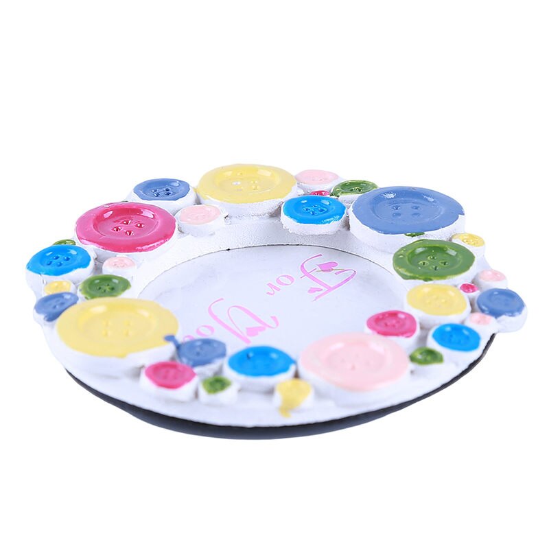 Cute Rainbow Button Photo Frame Photo DIY Baby Full Moon Small Photo Frame Family Photo Decoration