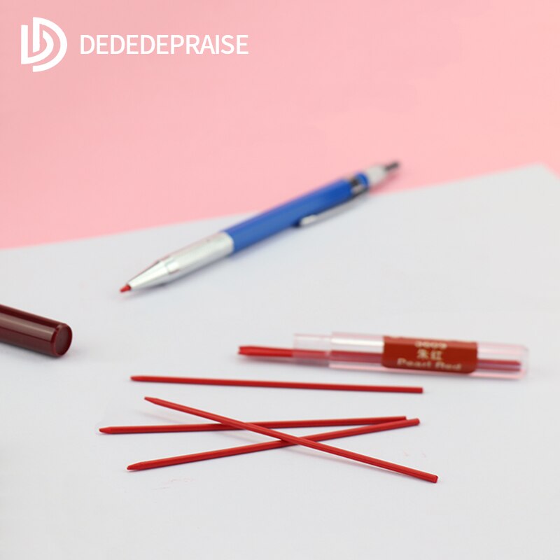 Mine de crayon mécanique/automatique remplaçable, recharges/noyau de 2.0mm, 36 couleurs, pour dessin