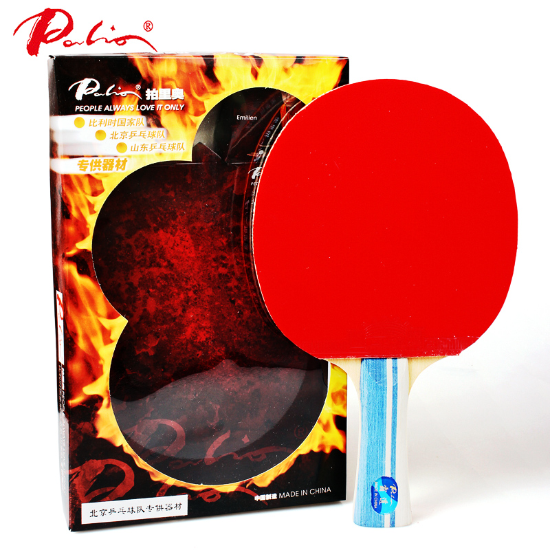 Raqueta De tenis De mesa Palio, raqueta De Ping Pong De goma HADUO, raqueta De Ping Pong De madera y carbono puro
