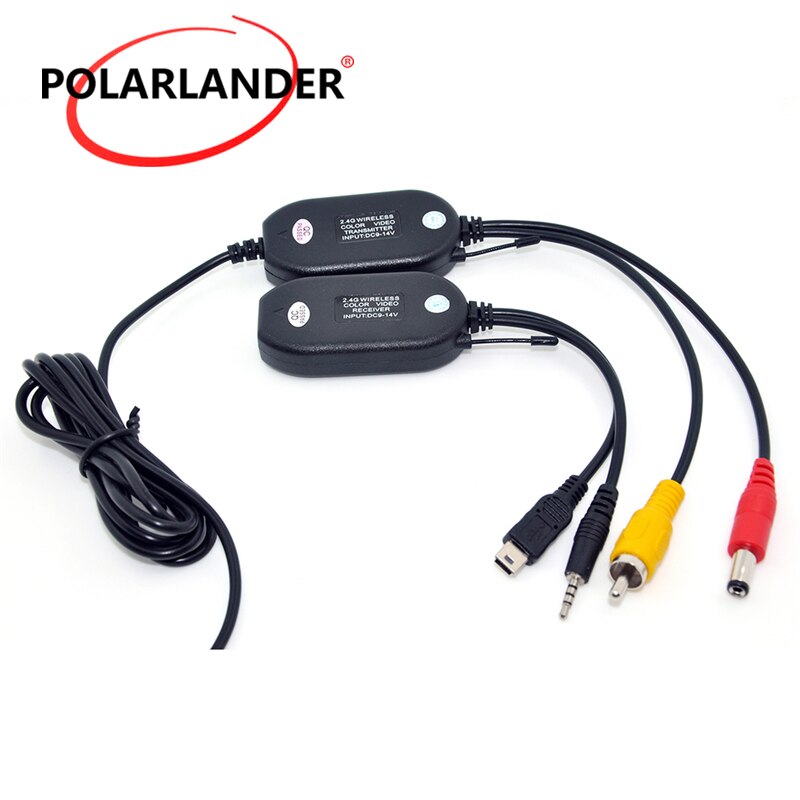migliore Qualità per la vendita 2.4g senza fili trasmettitore ricevitore senza fili per il GPS per auto portatile di indietro su inversione Videocamera vista posteriore