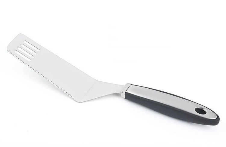 Roestvrijstalen pizzamesschep Pizzataart Pizza Roller Mes Driehoek Schop Mes Keukengereedschap: Licht Geel