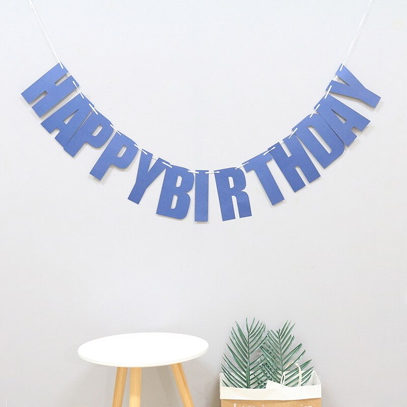 Decoración de cumpleaños para niña, pancarta de papel para de nacimiento, de cumpleaños: 7