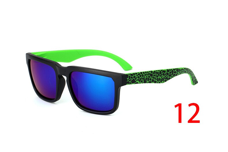 Vintage ken block solglasögon män spion märke reflekterande spegel solglasögon man kvinnor retro fyrkantig kör glasögon uv: 12