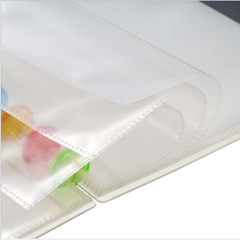 A4 transparent cover interactive manual loose-leaf painting award photo storage book 20 bags