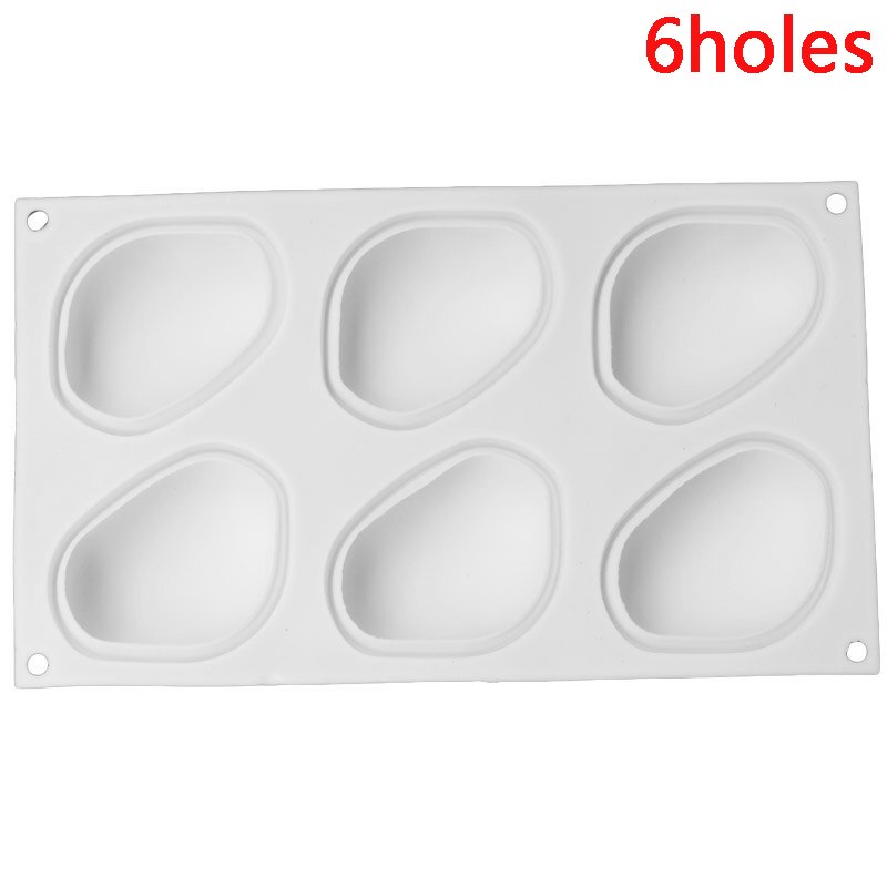 Runde Stein Form Silikon Kuchen Form Gips Beton Dessert Mousse Backform: 6H