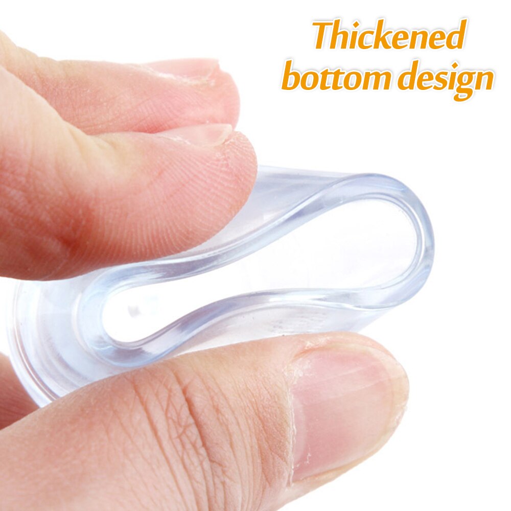 4 stuks/partij tafel stoelpoot mat rubber antislip meubel tafelpoot doppen voetbescherming bodem afdekking pads houten vloer beschermers