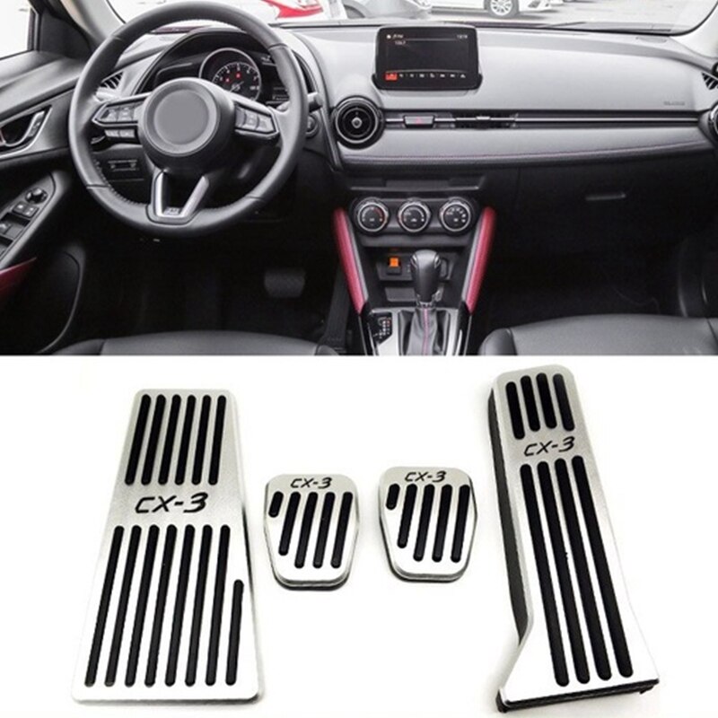 Couvre-pédales Frein Et Embrayage Pour Mazda - Lot De 2 Pièces, Caoutchouc Antidérapant, Pour RX-7, 323, 626, B2200, Etc. - 5