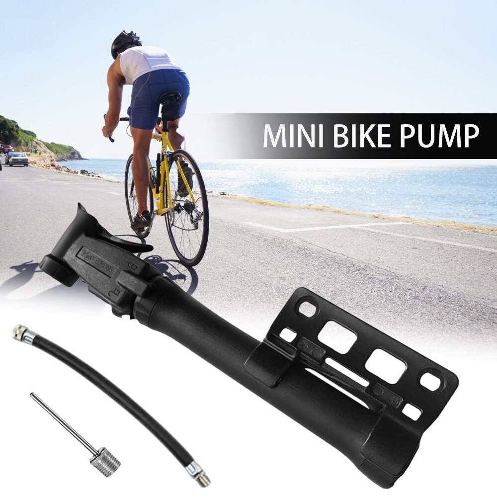 Mini Fahrrad Pumpe Schwarz Fahrrad Pumpe 80PSI Fahrrad Luftpumpe Passt für Presta Schrader Ventil Manuelle Ändern Tragbare Fahrrad inflator