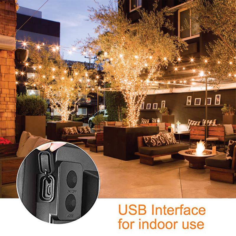 Solar globe led lichtsnoer 10/25ed feestverlichting  g40 tuinlampen voor thuis, tuinfeest, bruiloft, decoratieve tuinverlichting