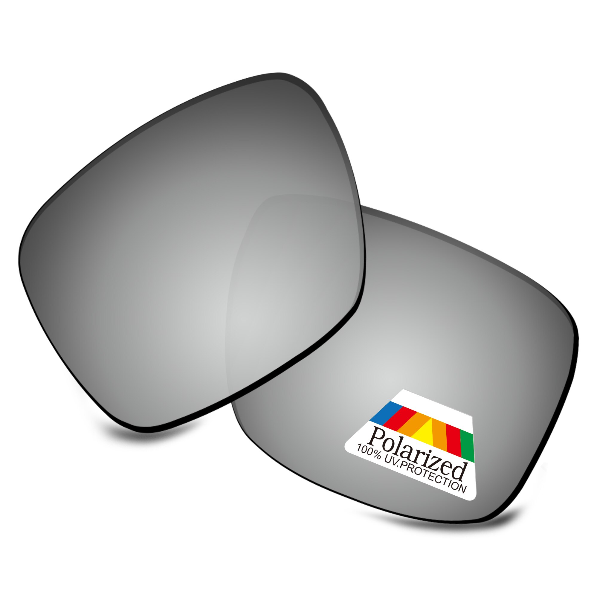 Bwake Polarisierte Ersatz Linsen für-Oakley Holbrook AF(Asian Fit) OO9244 Sonnenbrille Rahmen-Mehrere Optionen: Satin Silver