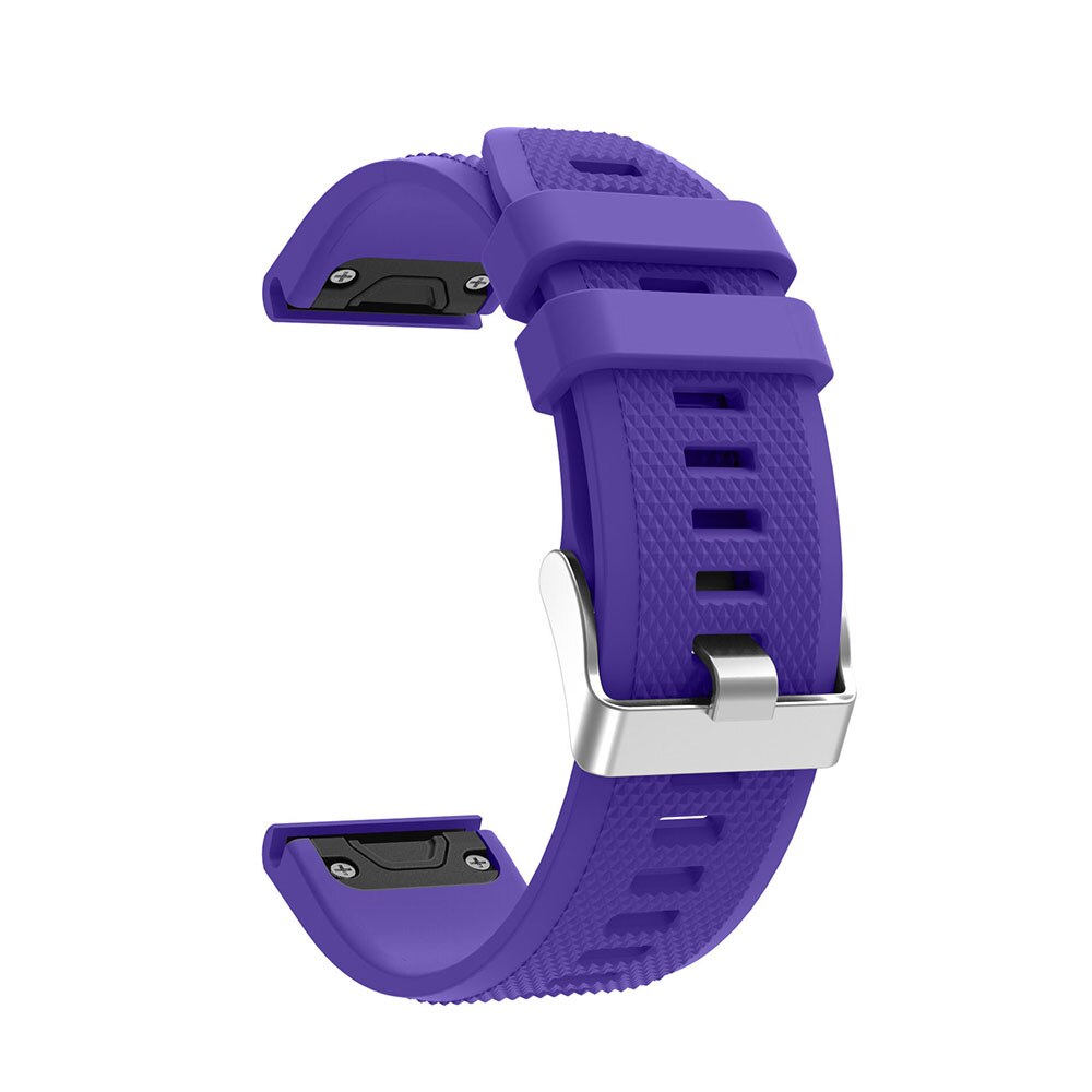 Originele Vervangende Band Strap Voor Garmin Fenix 5/5 plus forerunner 935 GPS Horloge 22mm Horlogeband Quick Release fit band: Paars