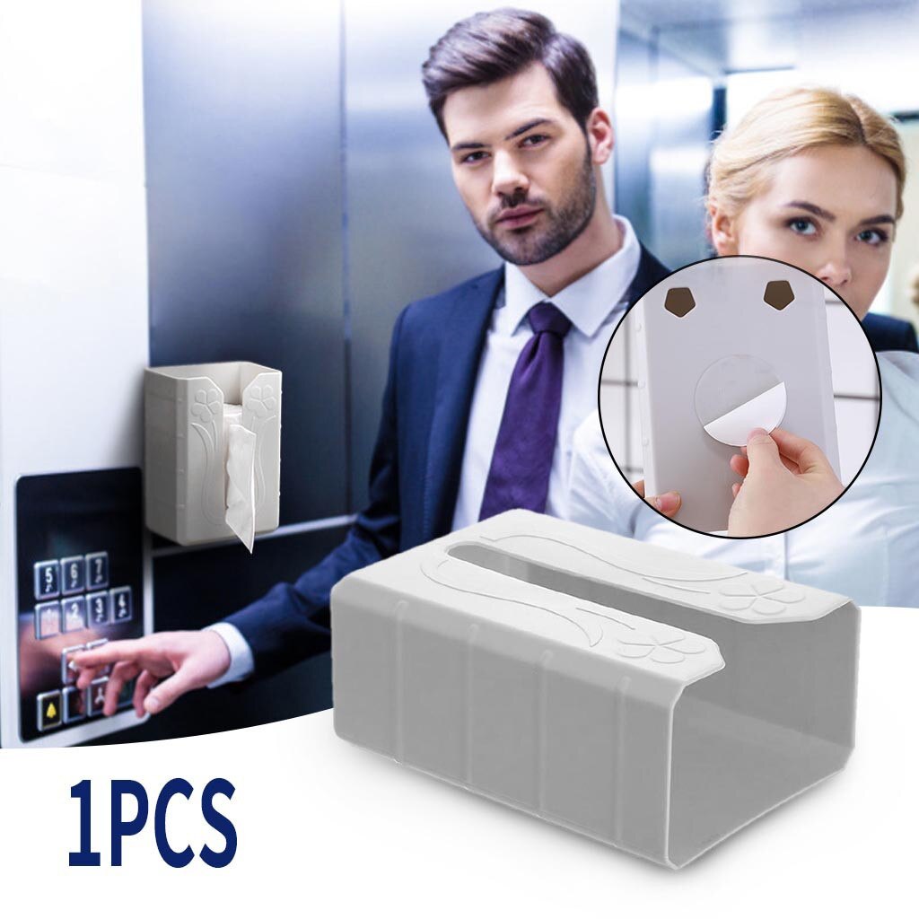 Waterproof Wall Mount Toilet Paper Holder Shelf Toilet Paper Tray Roll Paper Tube Storage Box Tray Elevator Tissue Box