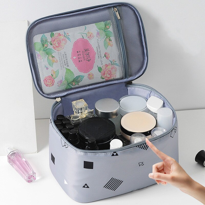 Vrouwen Make-Up Case Waterdichte Toilettas Multifunctionele Draagbare Grote Capaciteit Make-Up Tas Reizen Opbergtas Cosmetische Tas