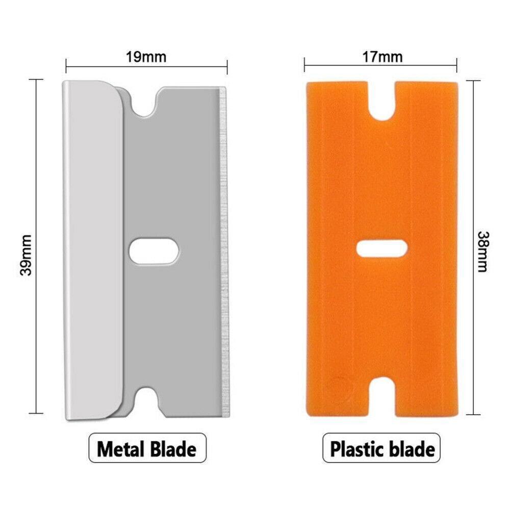 Window Tint Keramische Oven Scheermes Schraper Plastic Handvat Scheermes Schraper Keramische Oven Window Tinting Tool Blade