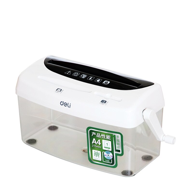 Mini 4L Desktop Handleiding A4 Shredder Compatibel Snijden Voor Papier & Credit Card & Cd 1 Vel/Shred