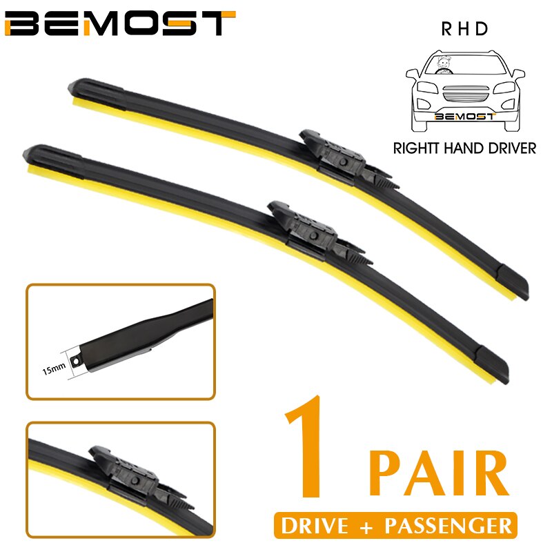 Pióro wycieraczki samochodowa przednia wycieraczka gumowe silikonowe wycieraczki robić nissana Qashqai j10 2006-2013 24 "+ 16" akcesoria samochodowe: dobrze sterowniczy 24 16