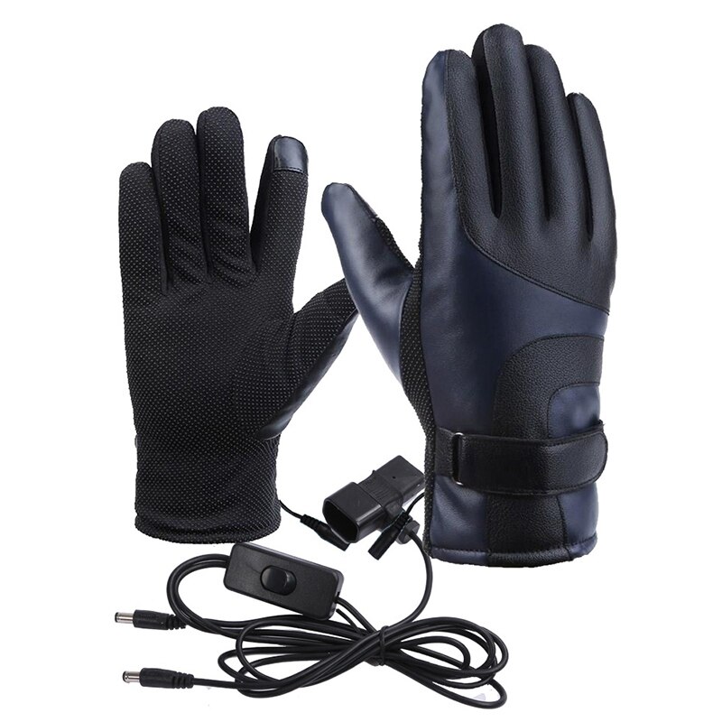 Vinter fire-trins termostat opladning varm elbil opvarmning handsker motorcykel elektriske handsker