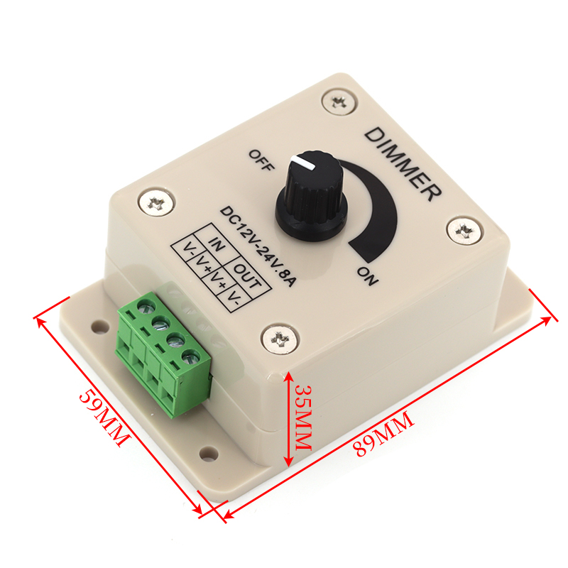 Spannungsregler dc/dc-spannungsstabilisator 8a netzteile mit einstellbarer drehzahlregelung  dc 12v led-dimmer 12 v