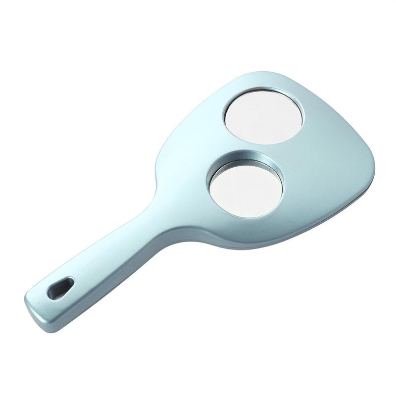 1pc miroirs à main double face, miroirs cosmétiques à contrôle oral, miroir grossissant 2x et 3x, outil de maquillage