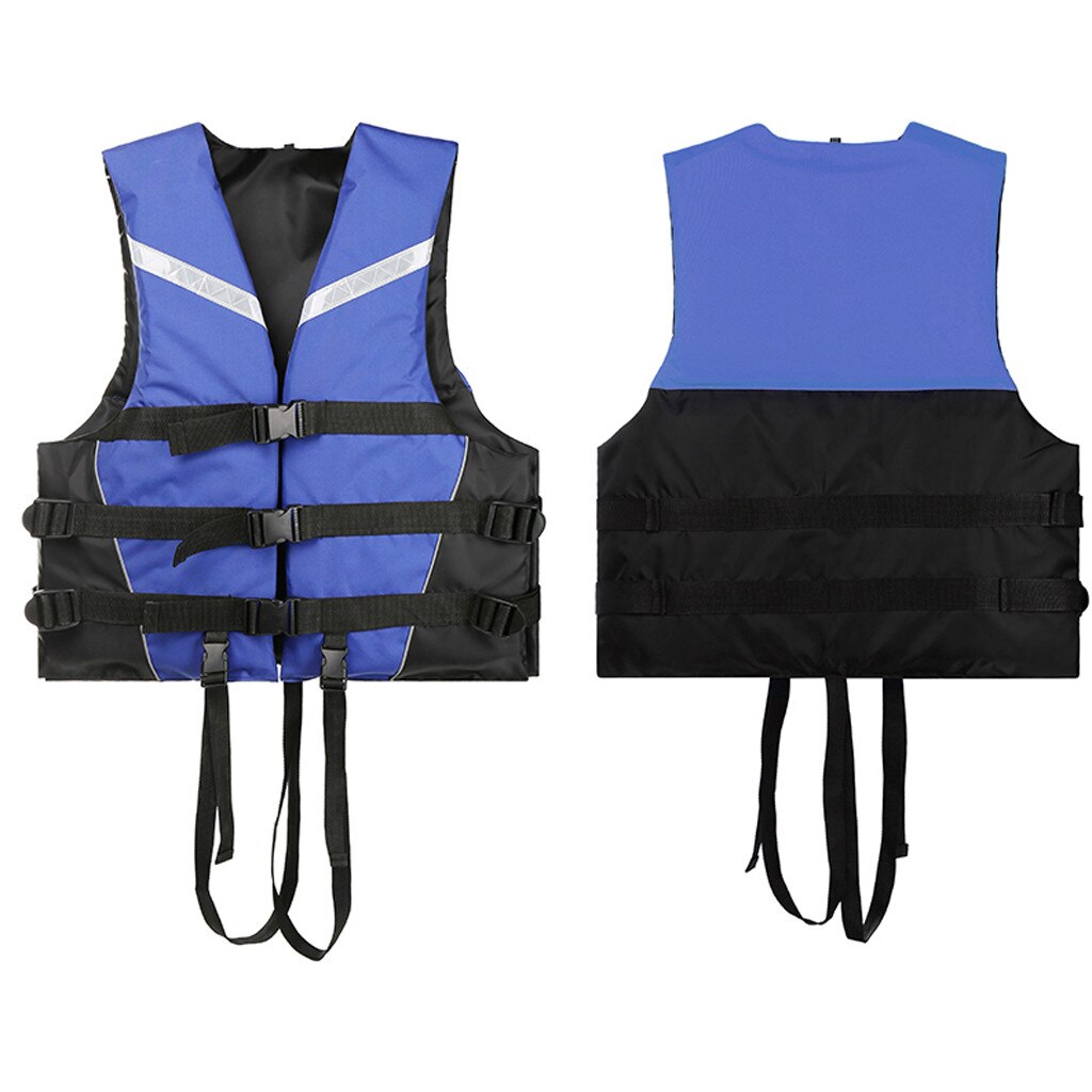 Swimming Boating Ski Drifting Life Vest with Whistle S-XXXL Sizes Water Sports Man kids Jacket Polyester Adult Life Vest Jacket: A / S