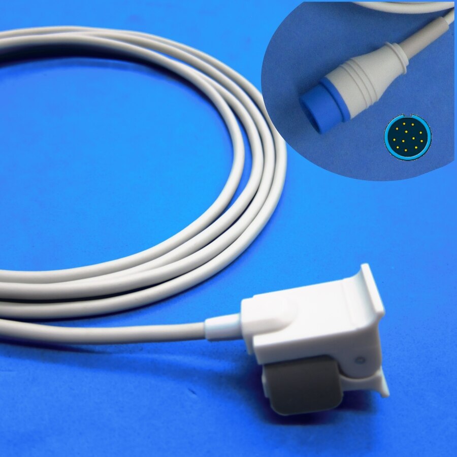 Long Calbe Neonate wrap SPO2 Sensor for Comen star8000E, C50,C90 analog patient monitor: child Finger clip