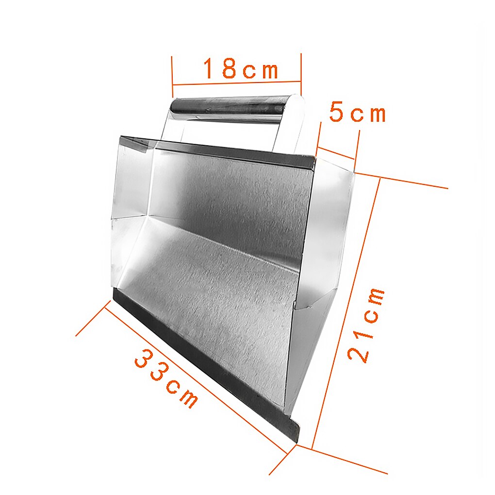 Rvs Gips Schraper Bouw Muur Decoratie Cement Mortel Schraper Toepassen Tool
