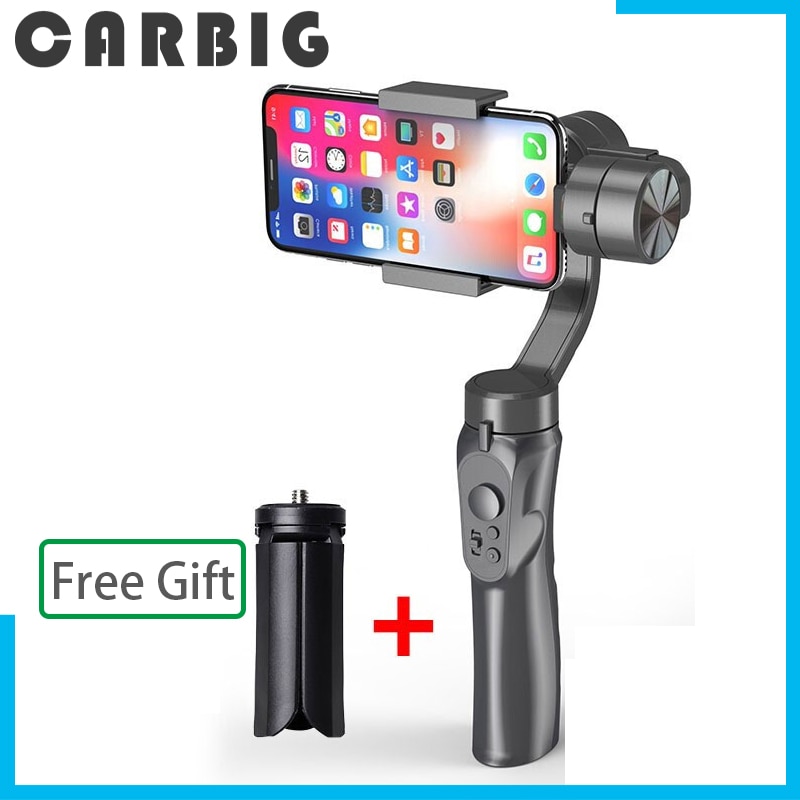 3 Axis Handheld Gimbal Stabilizer for Smartphone Selfie Stick Phone Tripod Tik Tok Vlog Bluetooth
