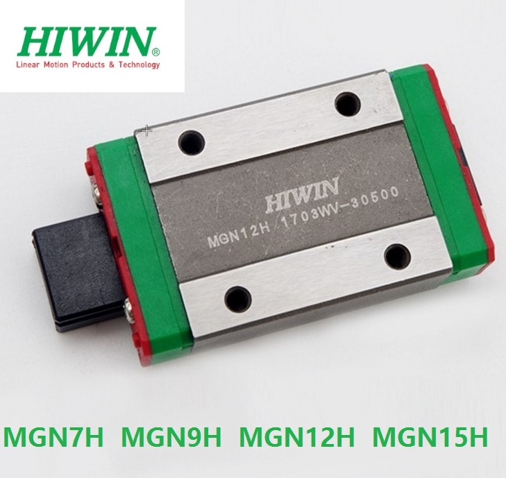 1 Uds 100% original Hiwin de MGN7H MGN9H MGN12H MGN15H MGN7C MGN9C MGN12C MGN15C