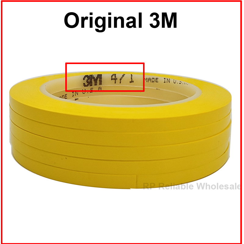 Cinta de vinilo de 3mm de ancho, 3M 471, adhesivo individual para marcar suelos, enmascarar pintura, decoración de coche y motocicleta DIY, 33 metros/largo