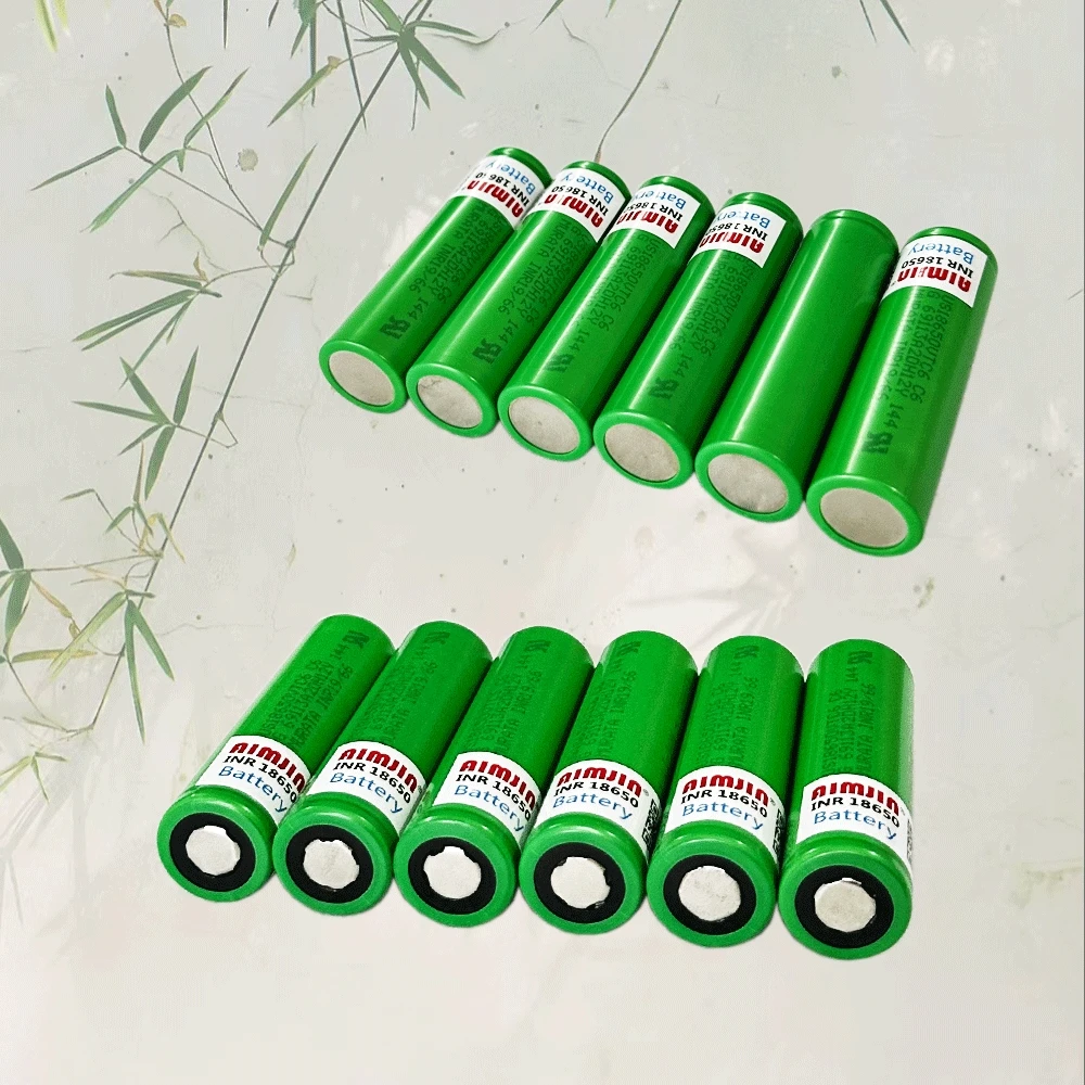 100% novo 18650 VTC6 3.6V 3000mAh bateria recarregável de íon de lítio adequada para controle remoto, lanternas etc + carregador