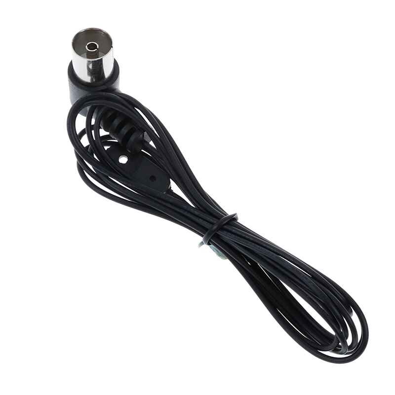 Antena FM hembra para sonido, receptor estéreo de sonido Natural para Radio FM/Hi-Fi/ DAB/ TV, uso interior, color negro, 1,5 m