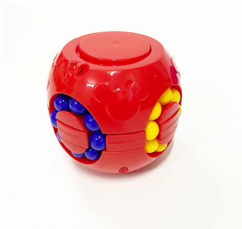 Spinning Magic Beans Antistress Fidget Toys Anxiety Fidget Anti-stress Box Autism Hand Figet Toy Simple Dimple for Children Ball: Light Grey