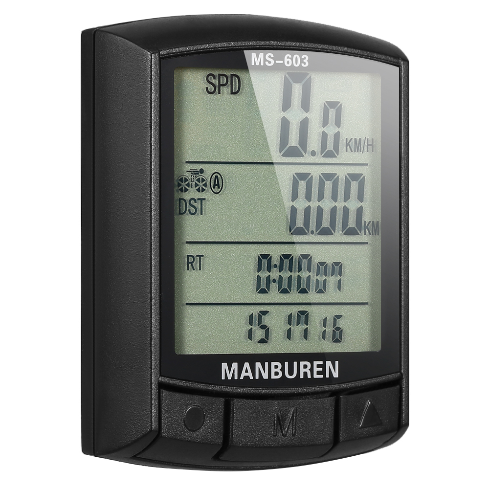 Fiets Fietscomputer Fiets Snelheidsmeter Kilometerteller Mtb Racefiets Computer Stopwatch Draadloze/Bedrade