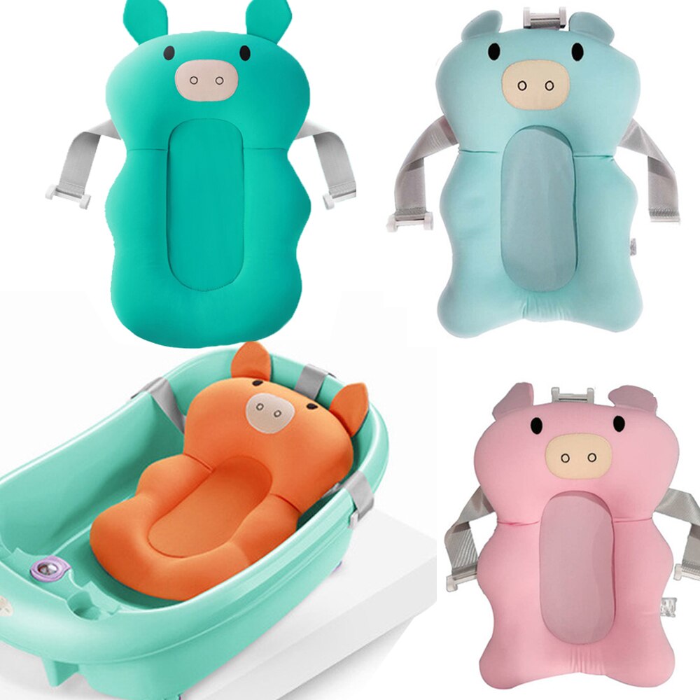 Baby Bad Kussen Zuigeling Bad Security Pad Zuigelingen Douchestoel Draagbare Veiligheid Ondersteuning Mat Opvouwbaar Soft Antislip Quick droog