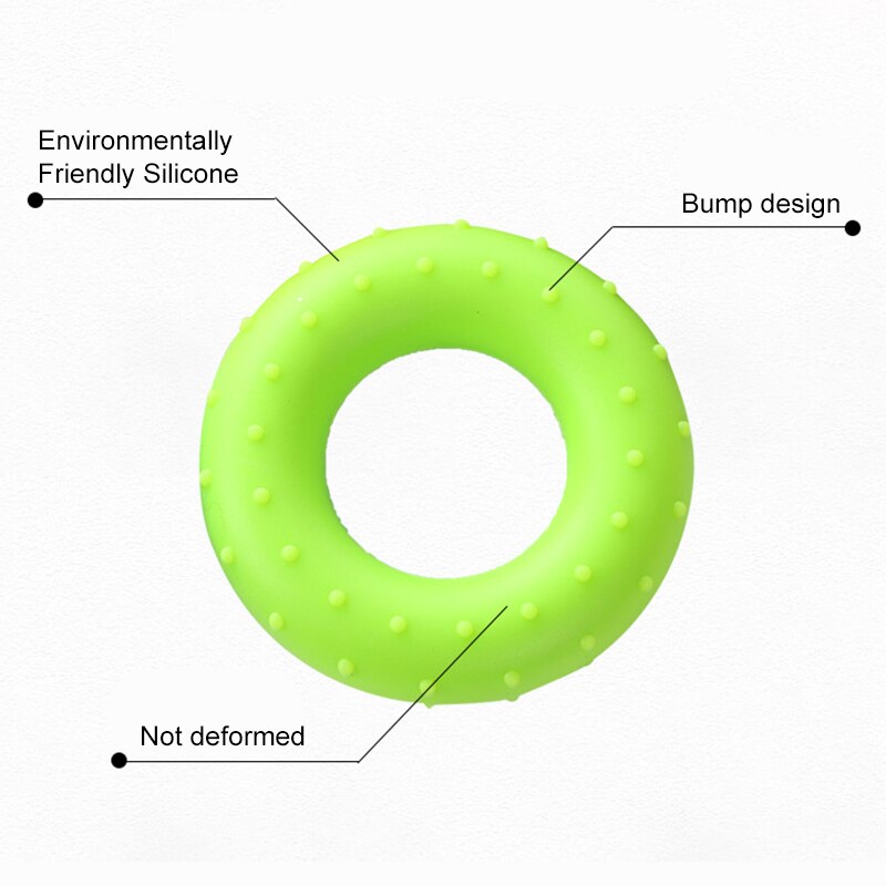Silicone Hand Grip 20-60LB Gripping Ring Finger Forearm Trainer Carpal Expander Protable Muscle Workout Exercise Gym Training